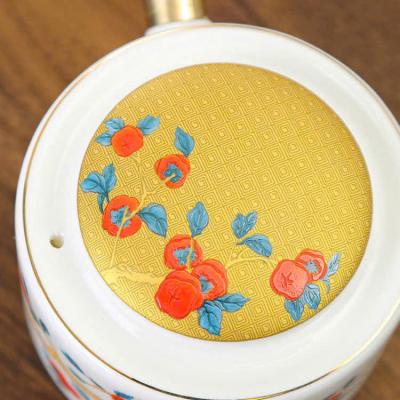 BỘ ẤM CHÉN QUẢ HỒNG – QUÀ TẶNG CAO CẤP